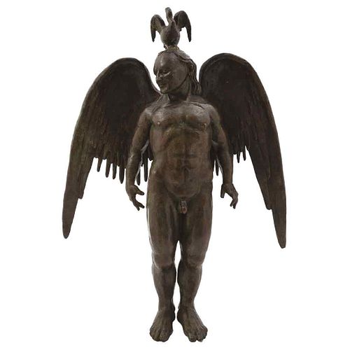 JORGE MARÍN, Ángel, 1993, Without signature, Bronze sculpture