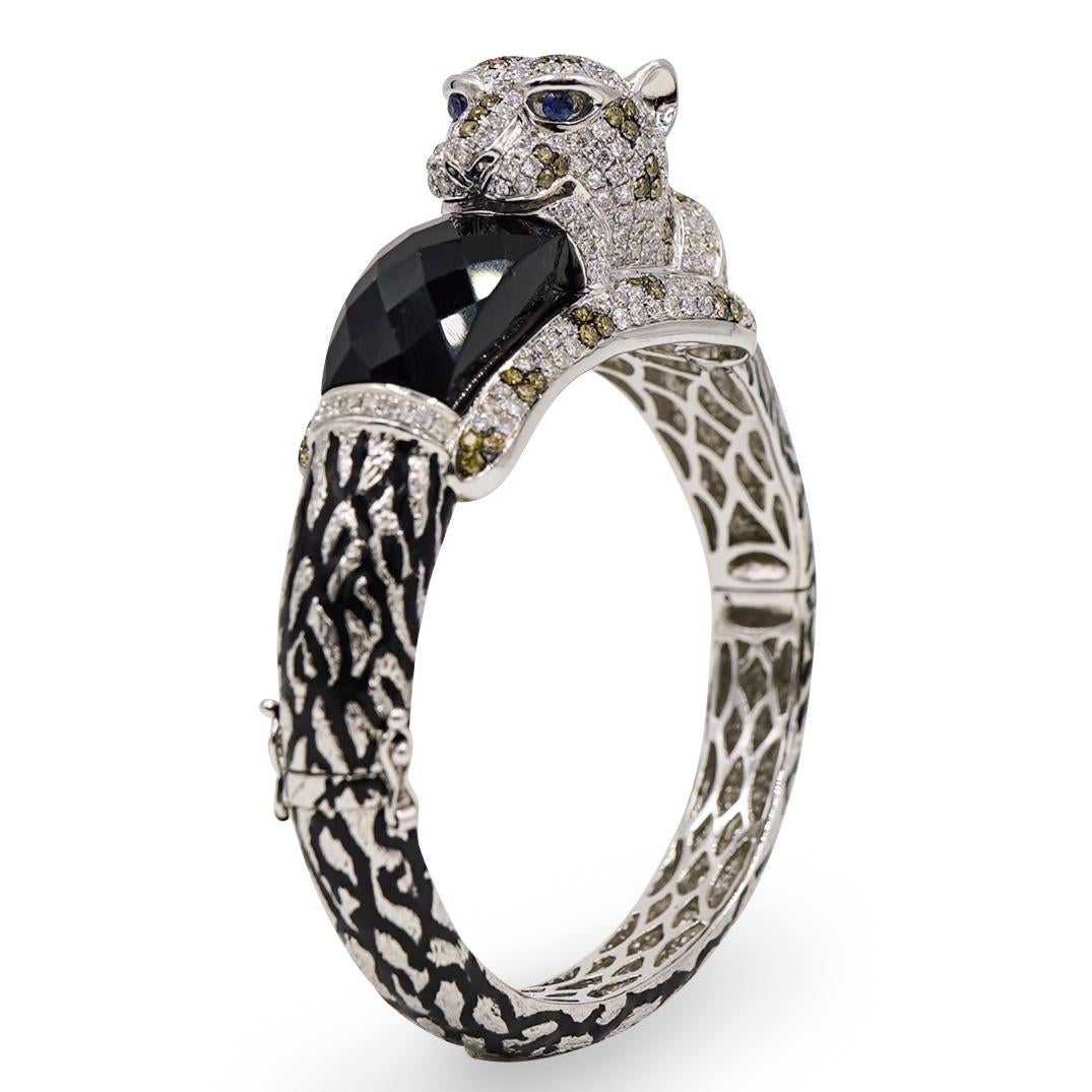 Cartier Panthere 18k Gold and Diamond Bracelet