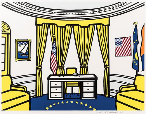 Roy Lichtenstein (American, 1923-1997) The Oval Office