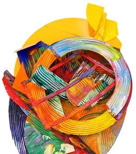 HUGE SAM GILLIAM ORIGINAL MIXED MEDIA SCULPTURE