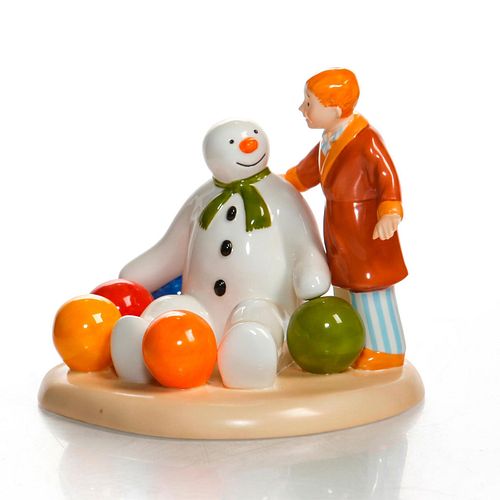 COALPORT CHARACTER FIGURINE, THE SNOWMAN, SOFT LANDING