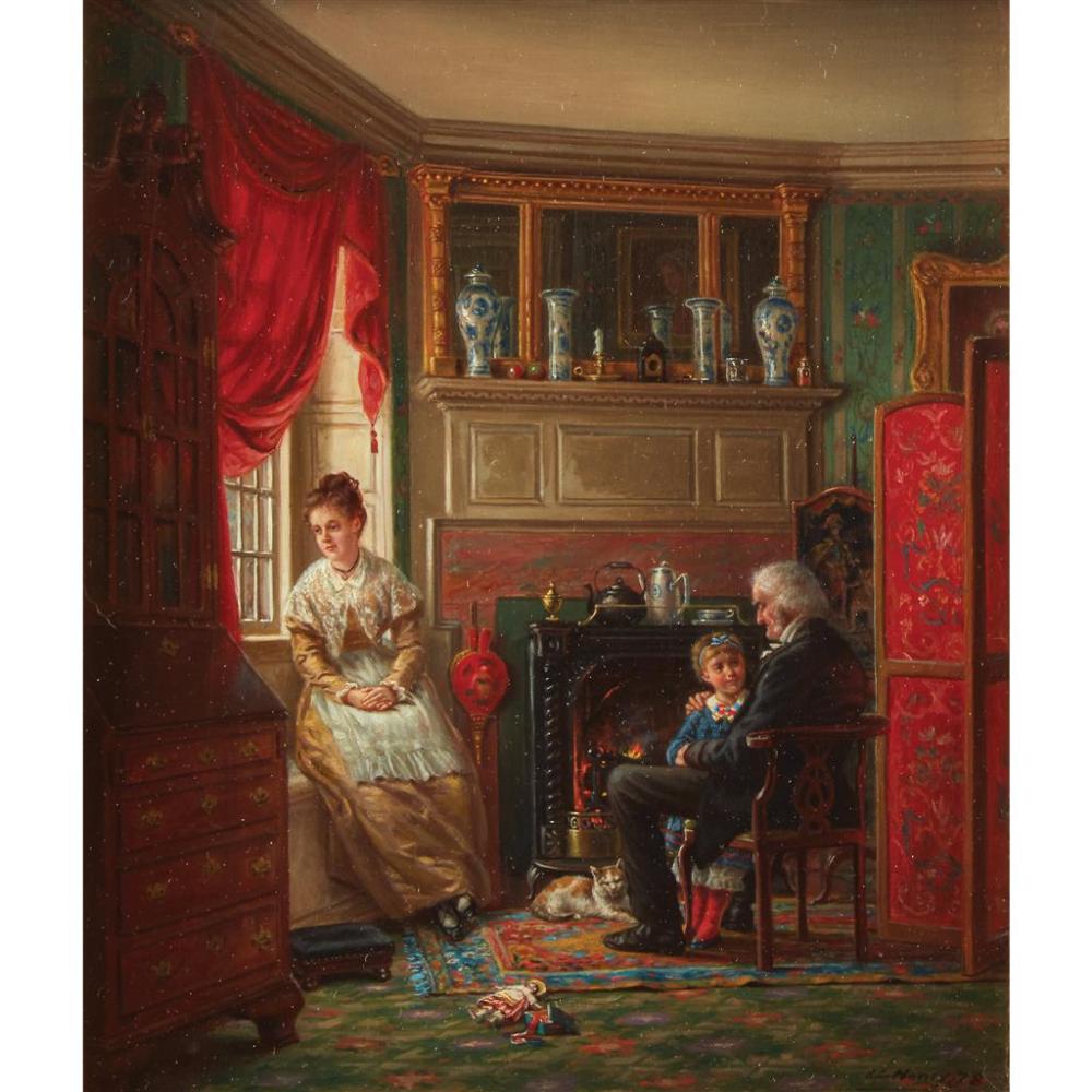 Edward Lamson Henry (American, 1841-1919), , By the Fire