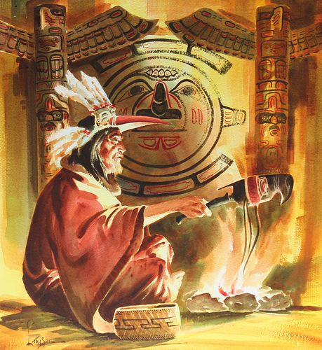 Lyle Tayson (1924 - 2014) Indians of the Northwest