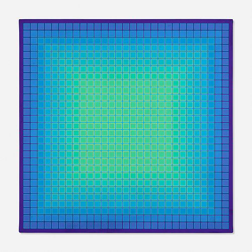 Julian Stanczak Conservative Green- Minus