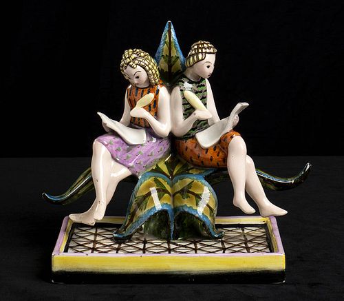 MARIO STURANI (1906-1978) - LENCI - PEN HOLDER SCULPTURE