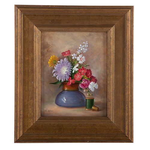 Melvin Miller. Floral Still Life