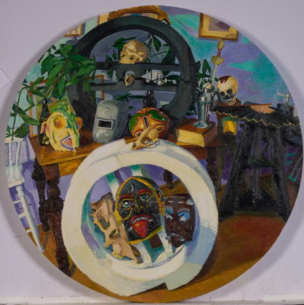 Lawrence Steven Faden American, b. 1942 Ying Yang for Kerkam, 1985