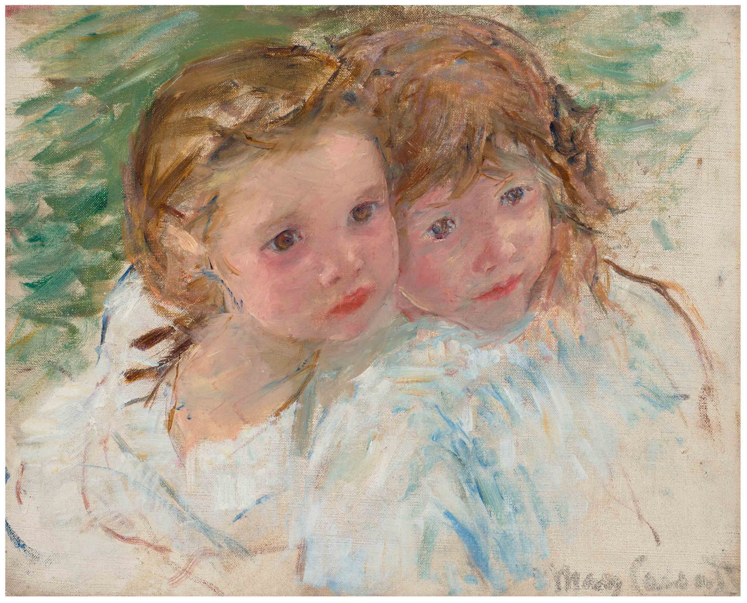 Mary Cassatt (1844-1926) Two Little Sisters