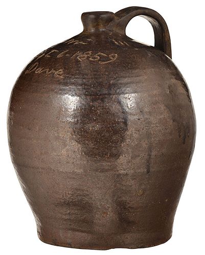 Edgefield Dave Drake Stoneware Jug