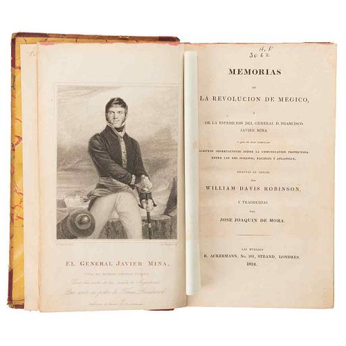 Robinson William Davis. Memorias de la Revolución de Mégico, y de la Espedición del General Londres R. Ackerman, 1824.