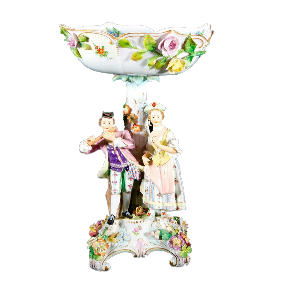 A Meissen figural Centerpiece
