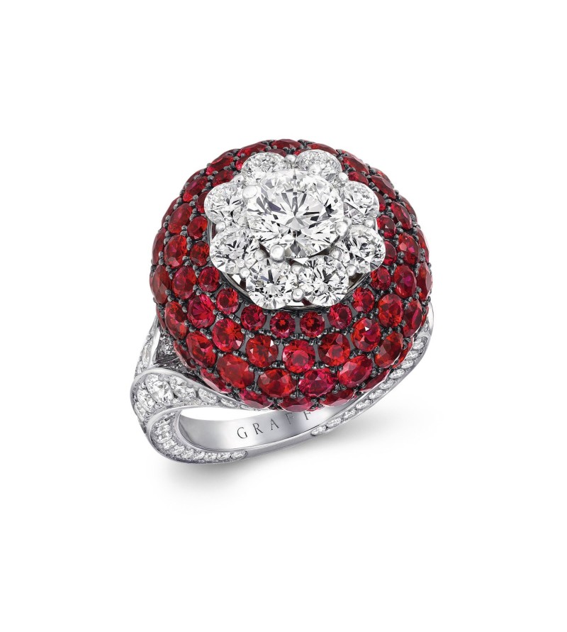 GRAFF - RUBY AND DIAMOND RING