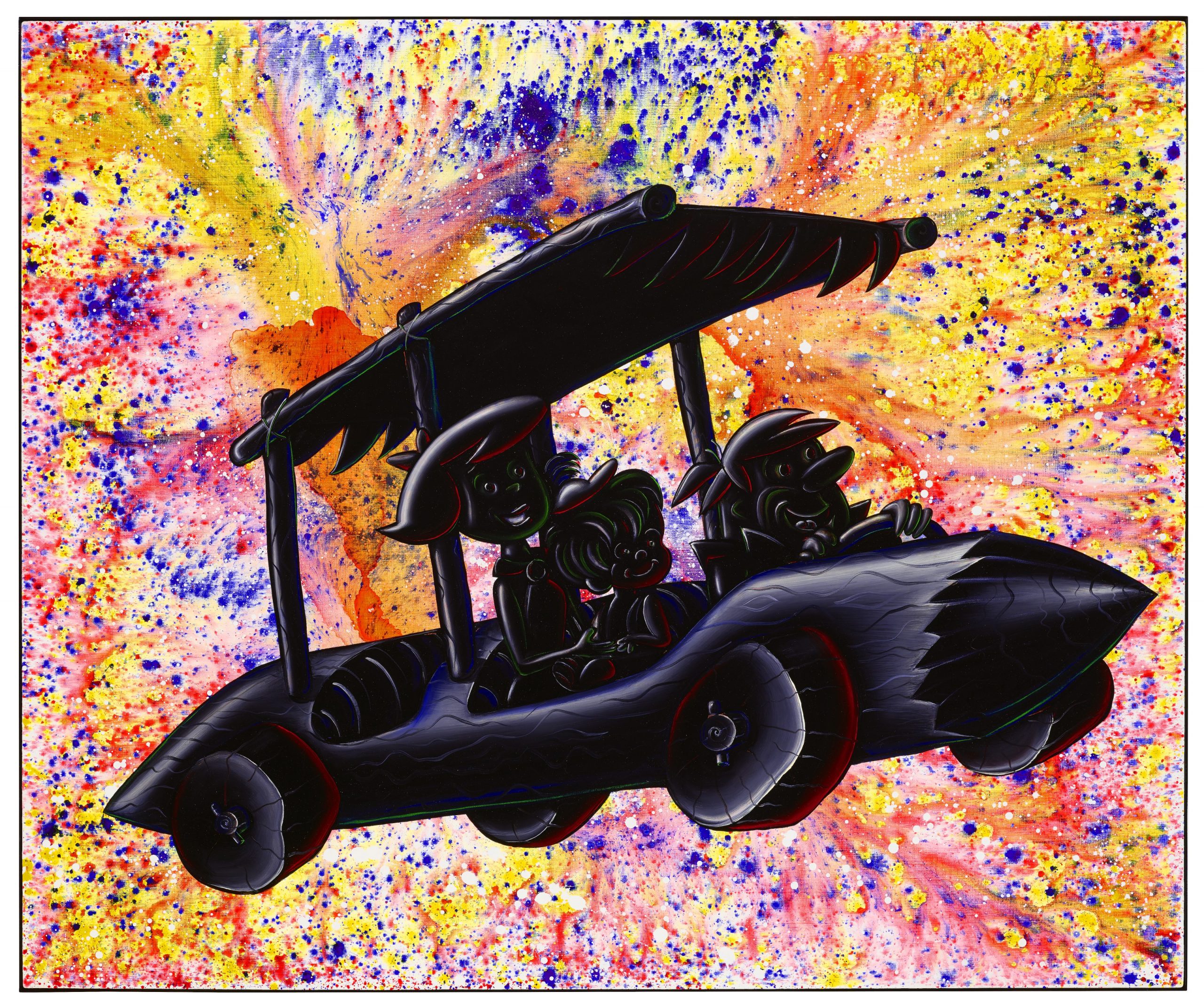 Kenny Scharf (b. 1958) Black Rubble