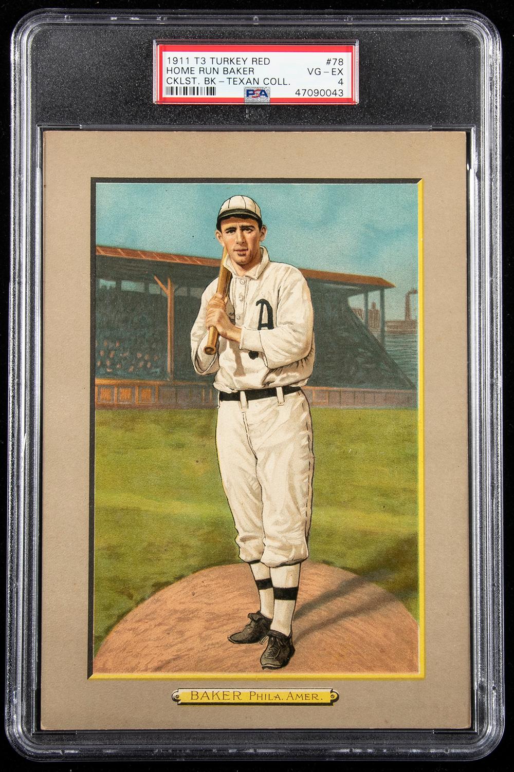 1911 T3 Turkey Red Frank Baker (Checklist back)