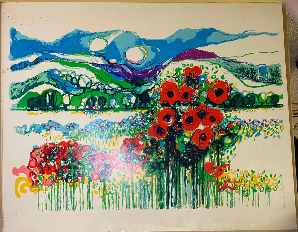 Lithograph, Ronald Julius Christensen (American, 1923-1999)