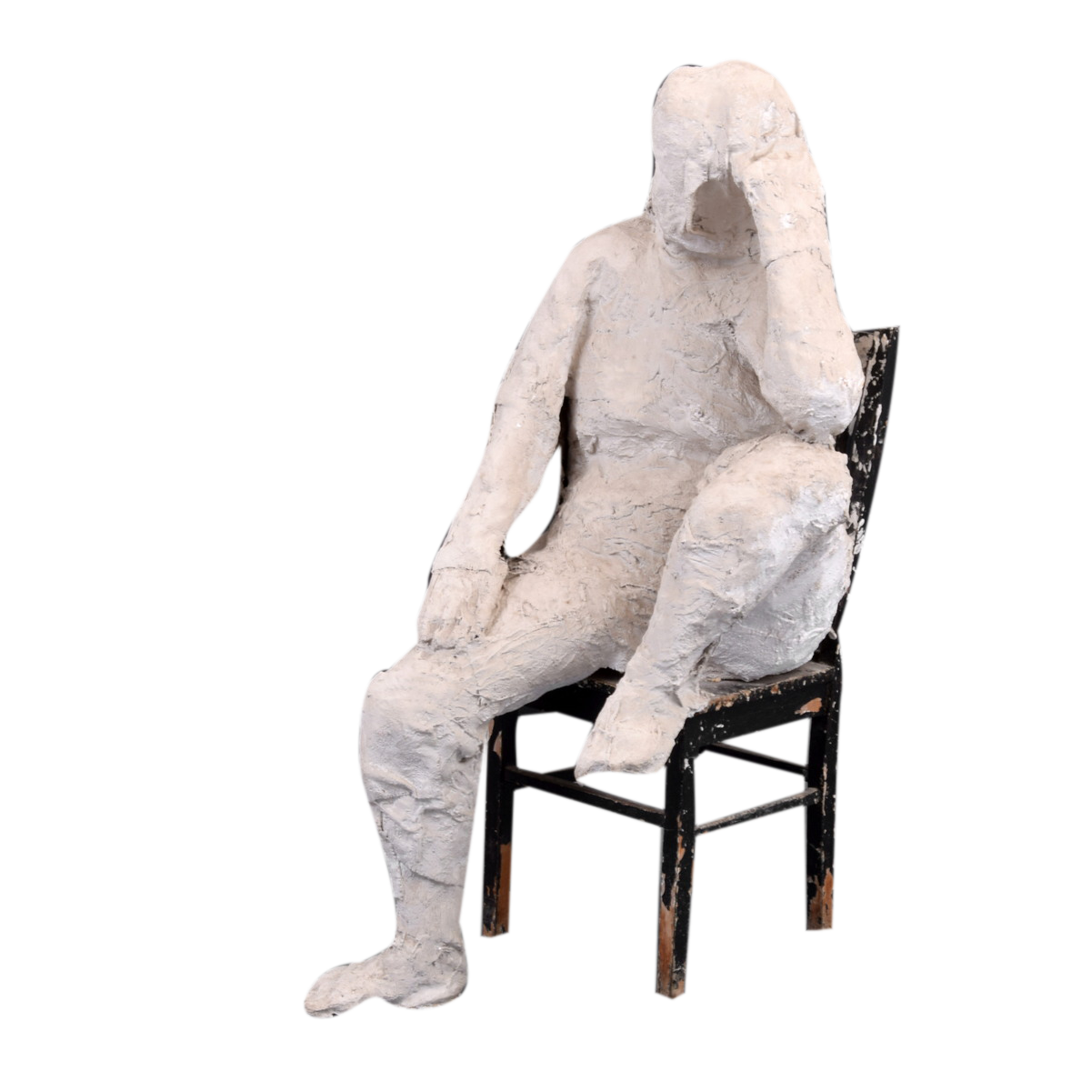Life-Size George Segal Figural Sculpture