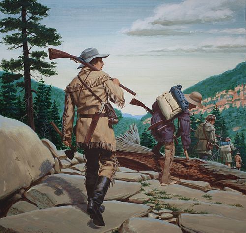 Ed Vebell (1921 - 2018) Daniel Boone