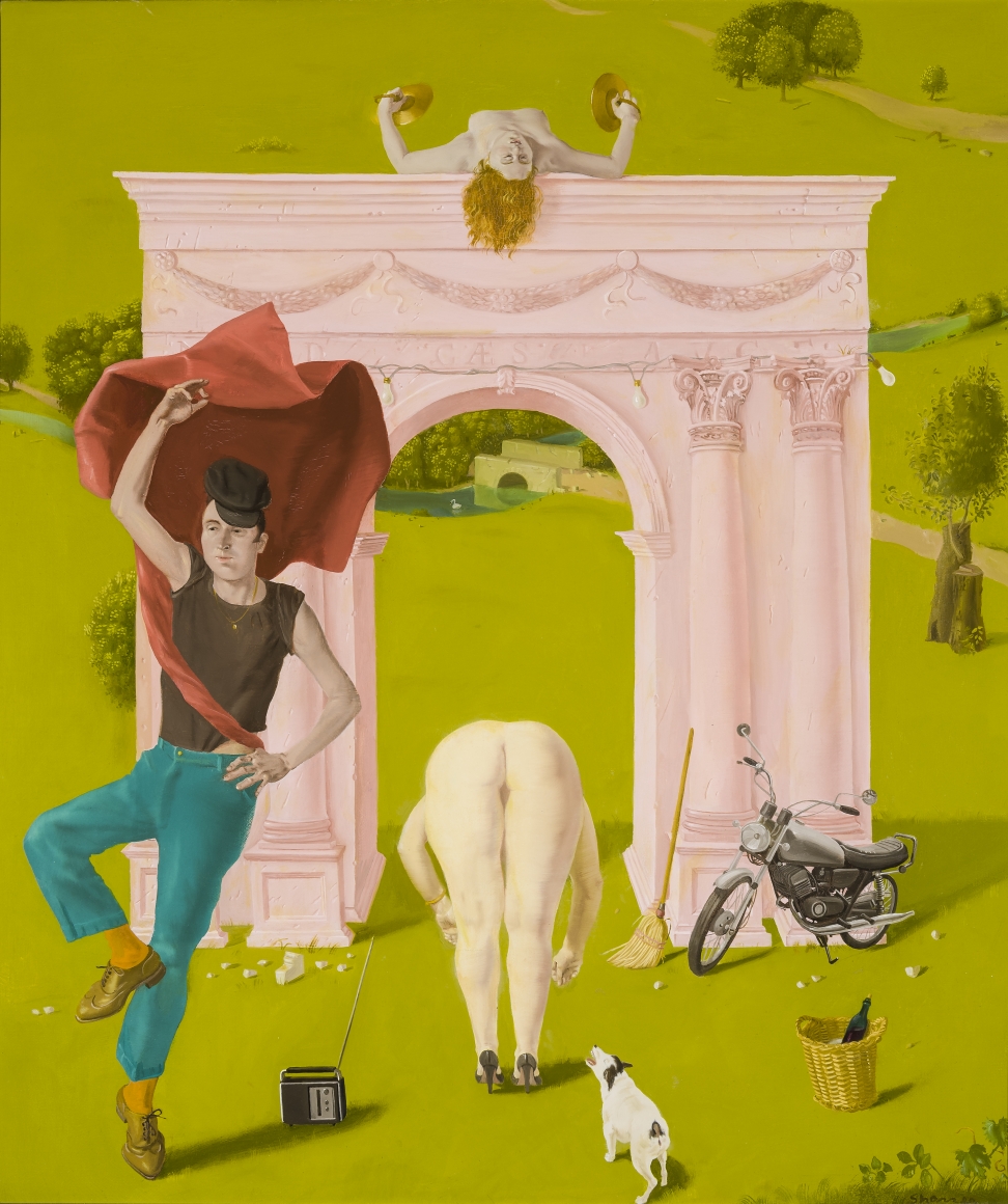 Honoré Sharrer (1920–2009) Roman Landscape, 1990 Oil on canvas, 20 x 17 in.