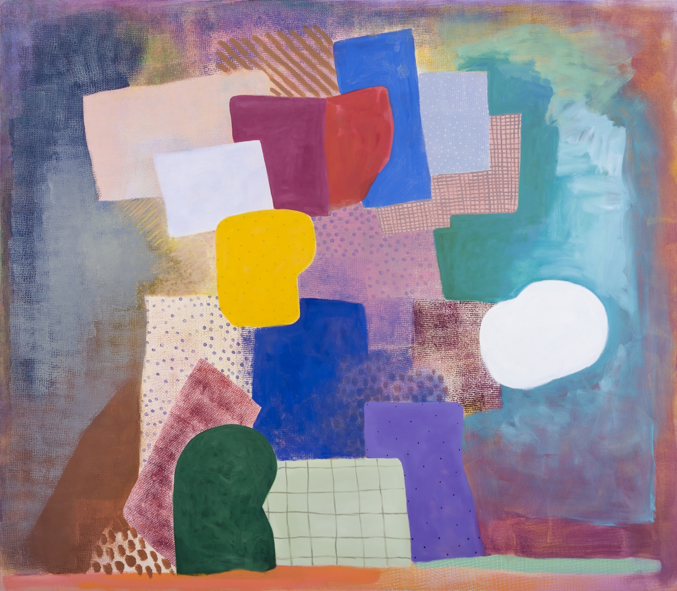 Robert Natkin (1930–2010) Untitled (Hitchcock), 1988 Acrylic on linen, 70 x 80 in.