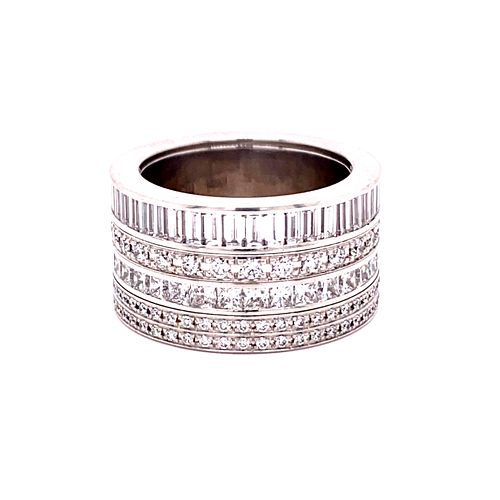 BOUCHERON Platinum Diamond Quatre Ring