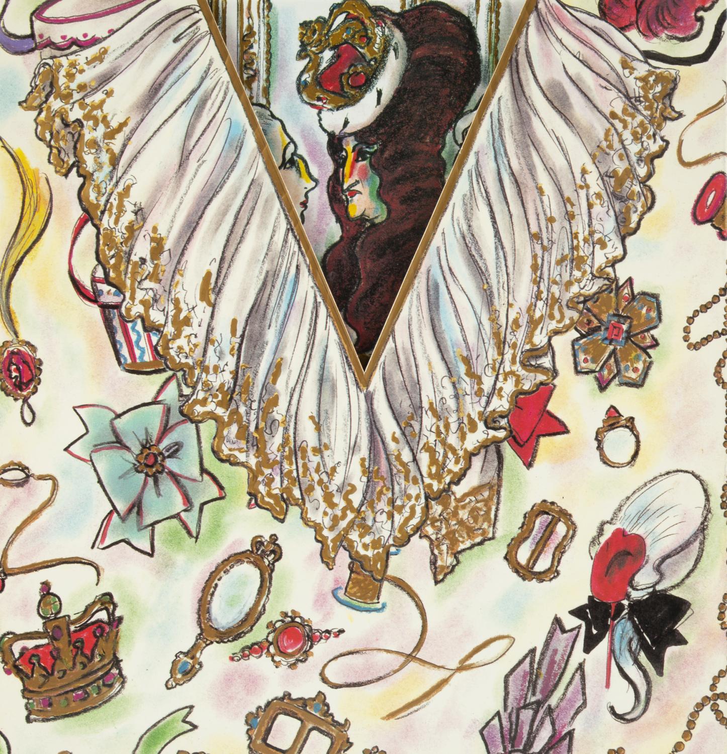 Karl Lagerfeld Inscribed Book To Nolan Miller