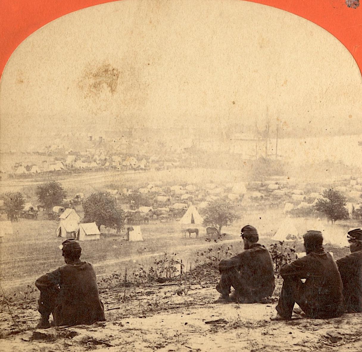Antique Real Photo Stereoview American Civil War
