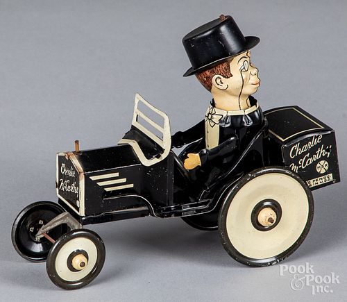 Marx lithograph wind-up Charlie McCarthy crazy ca