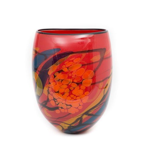 Ioan NemtoI 20th Century Glass Vase