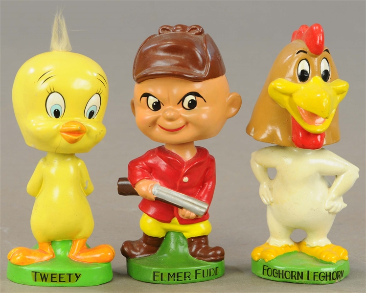 TWEETY, ELMER FUDD & FOGHORN LEGHORN BOBBLEHEADS