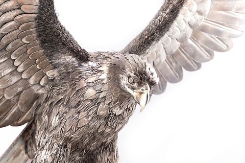 BUCCELLATI STERLING SILVER FIGURE OF AN EAGLE, 28