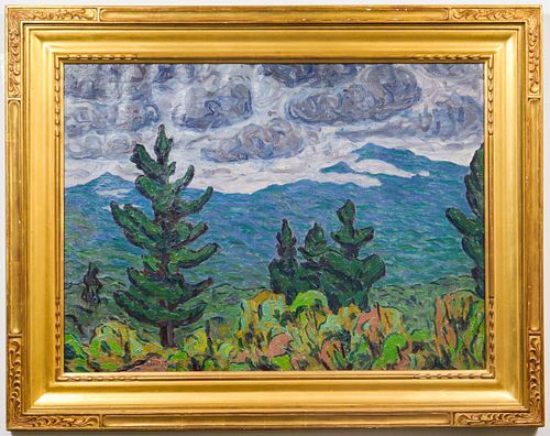 Allen Tucker Post-Impressionist Oil on Canvas