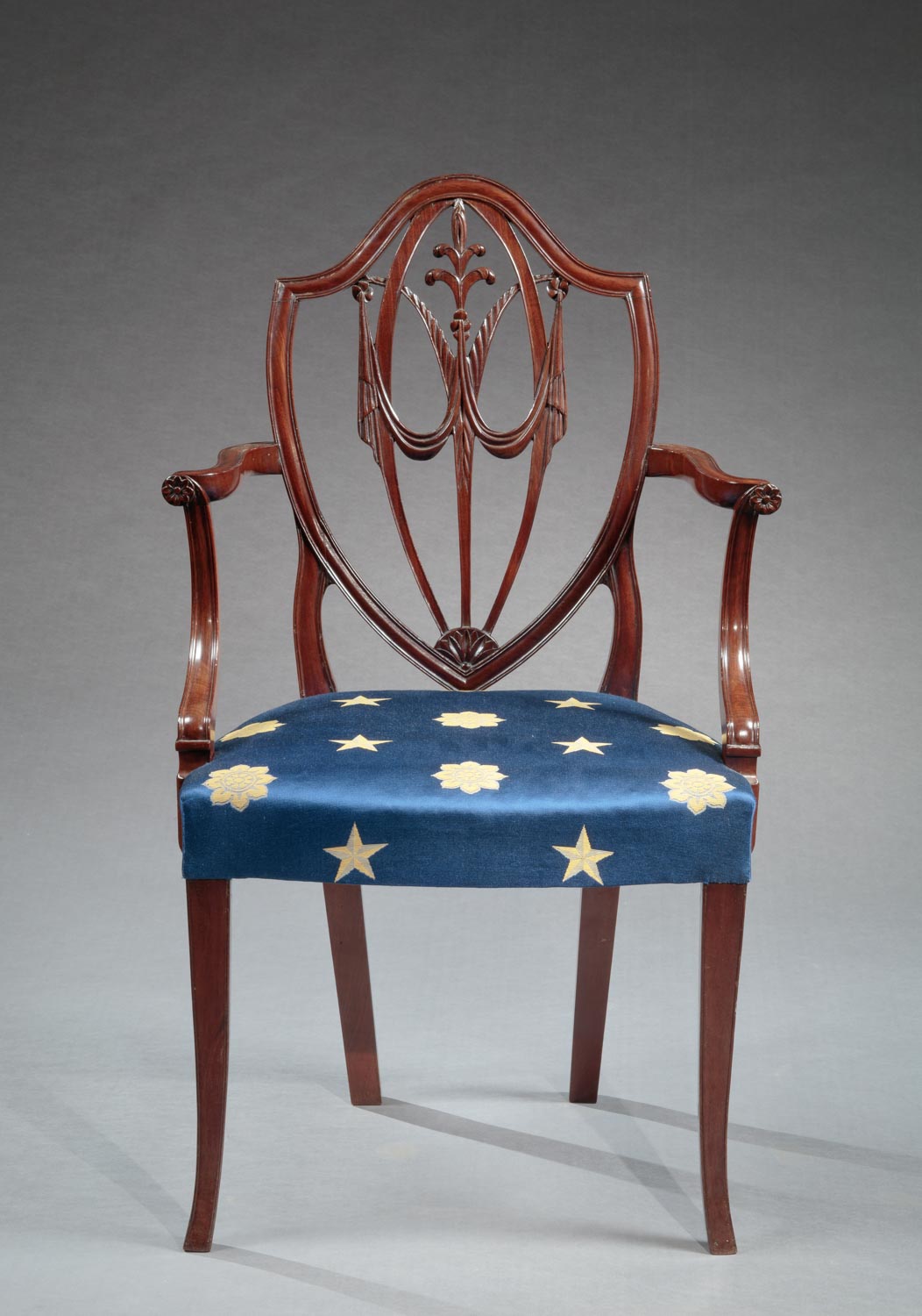 FEDERAL SHIELD BACK ARM CHAIR