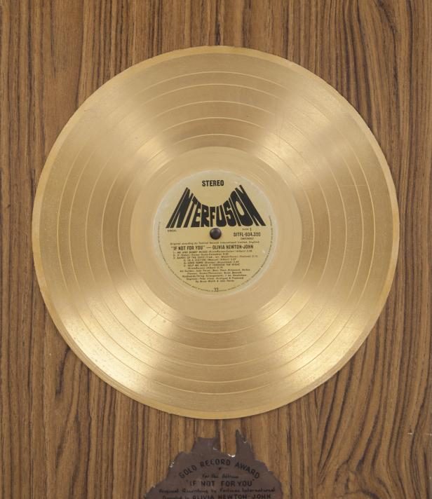 Olivia Newton-john If Not For You Australian Gold Record Award