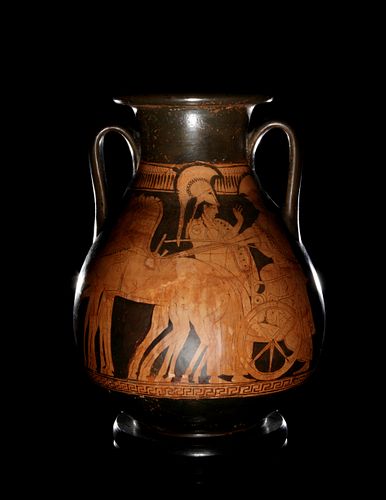 An Attic Red-Figured Pelike with Athena on a Chariot