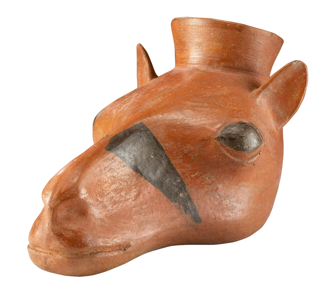 Inca Redware Vessel Camelid Form