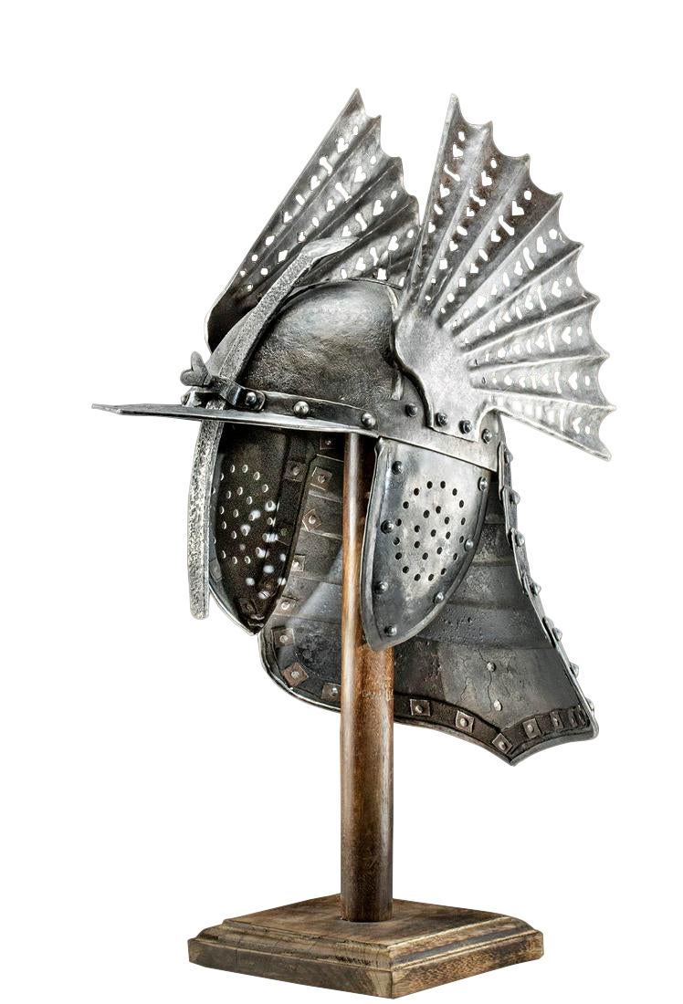 Mid-17th C. Central European Steel Winged Zischagge