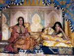 Harem Revisited #51 by Lalla Essaydi SMFA Tufts.