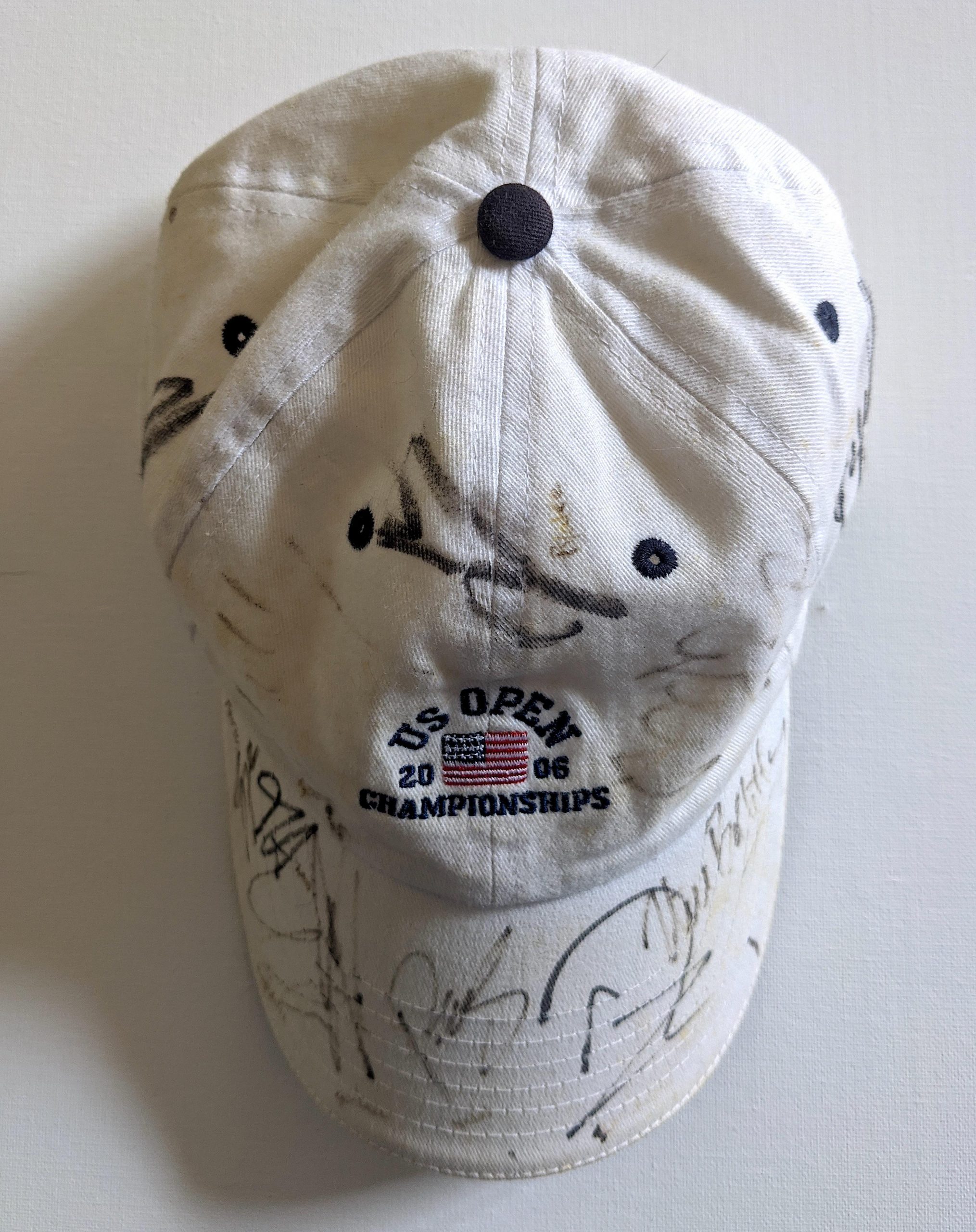 Signed Hat US OPEN 2006 NASDAQ-100, Nadal, Federer, Roddick, Safin, Etc