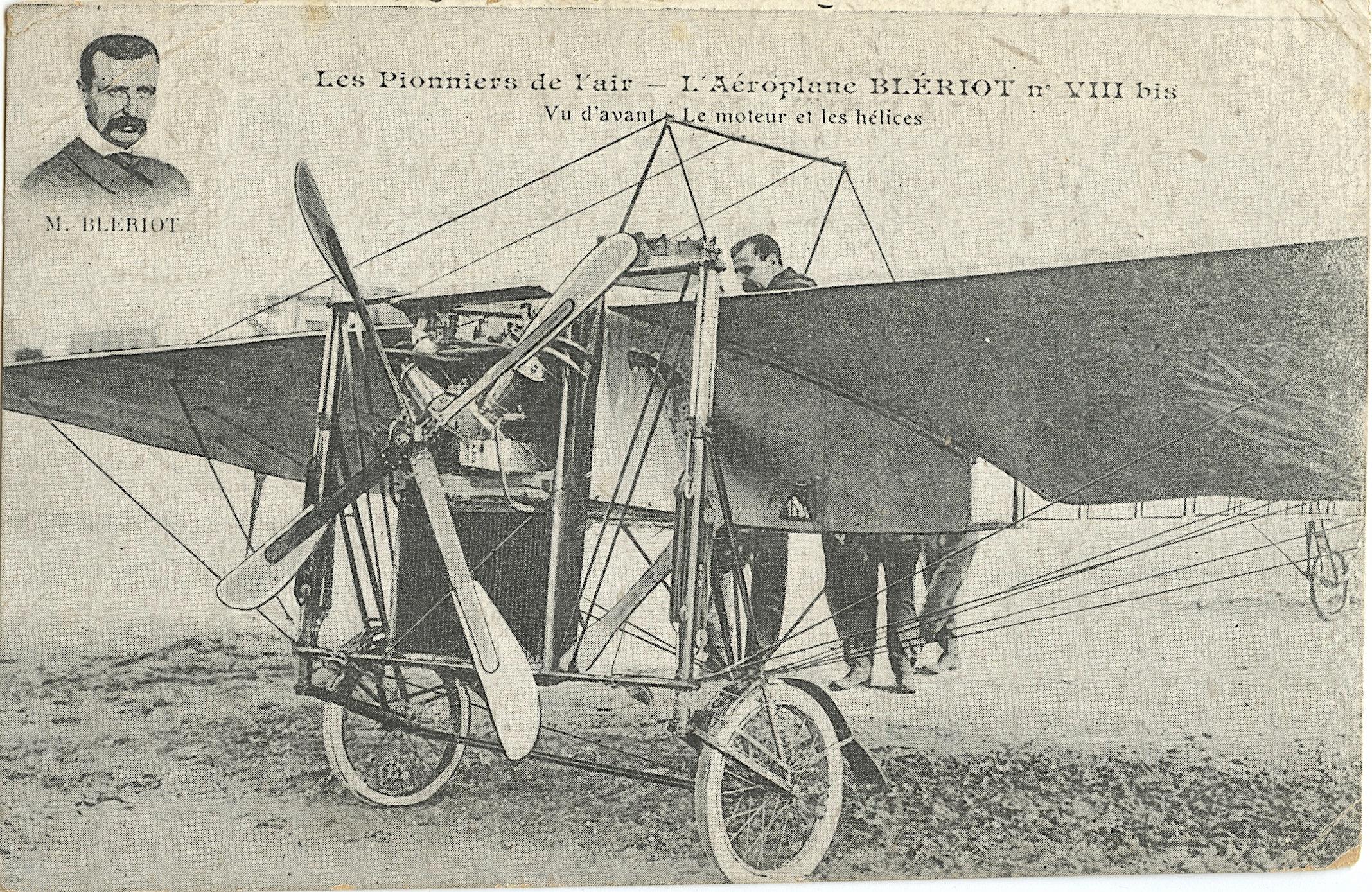 Antique / Vintage Postcard Pioneers Aviation