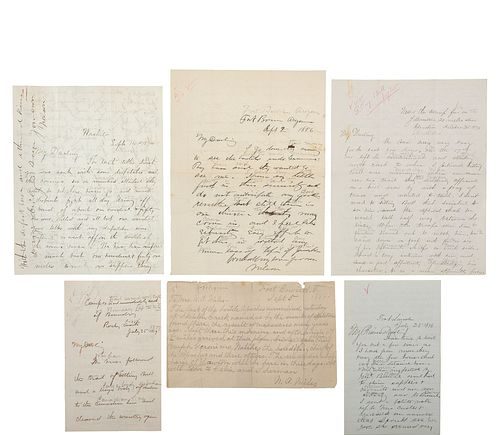 Lieutenant General Nelson A. Miles, Extensive Archive Incl. Personal Correspondence with his Wife, 1863-1900s, Featuring Detailed Letters Discussing I