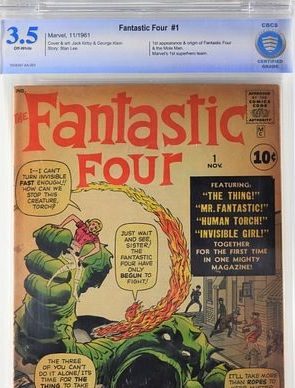 Marvel Comics Fantastic Four #1 CBCS 3.5