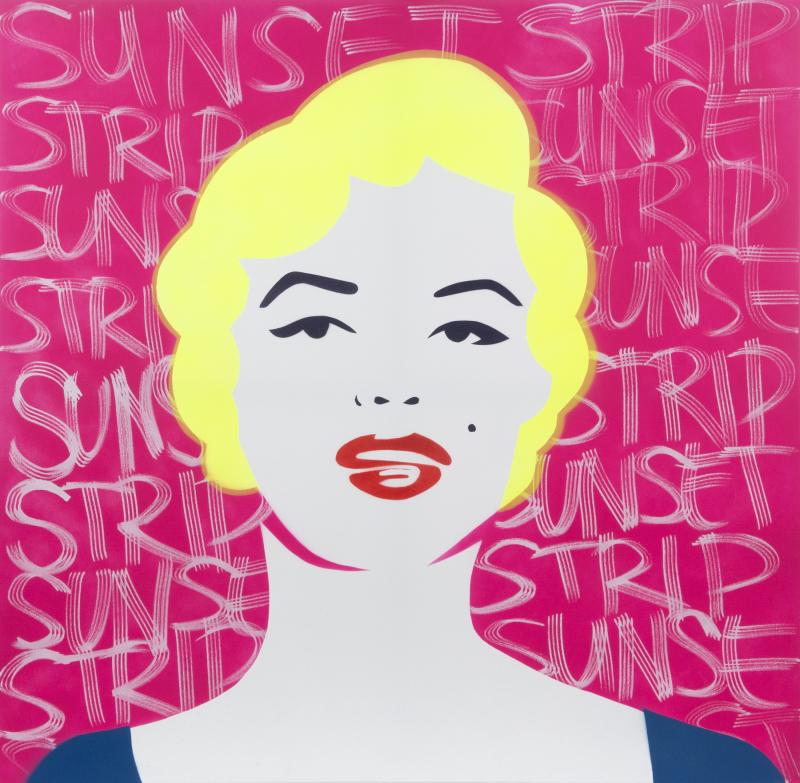 MARILYN MONROE-RELATED 2015 STREET ART BY CHARLES UZZELL-EDWARDS AKA PURE EVIL