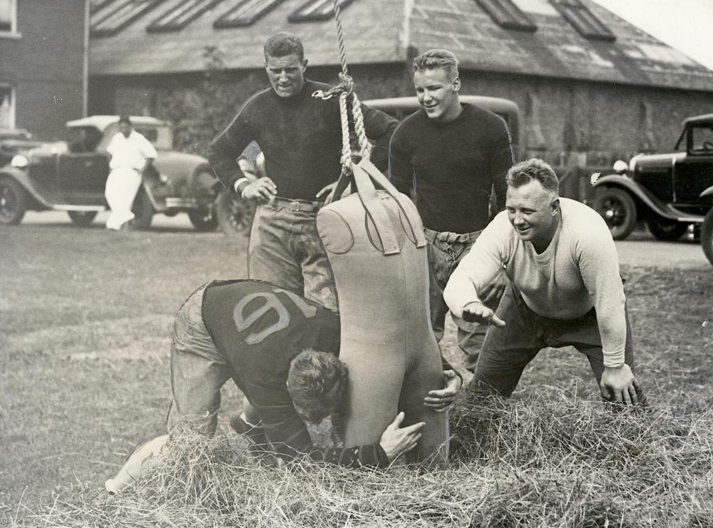 Historical Photo Football Princeton Practice 1931