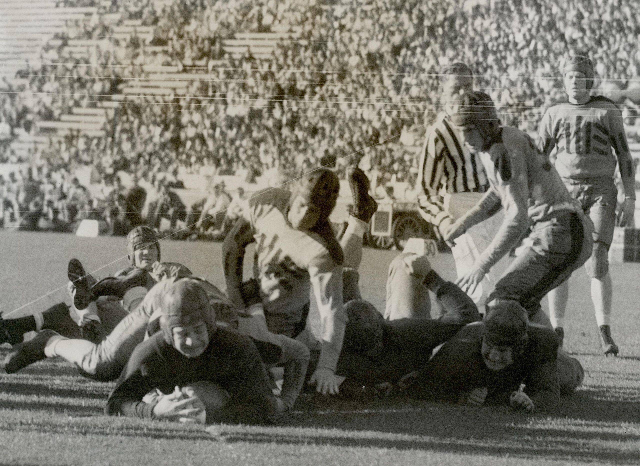 Historical Photo Football Kellog vs St. Mary 1933