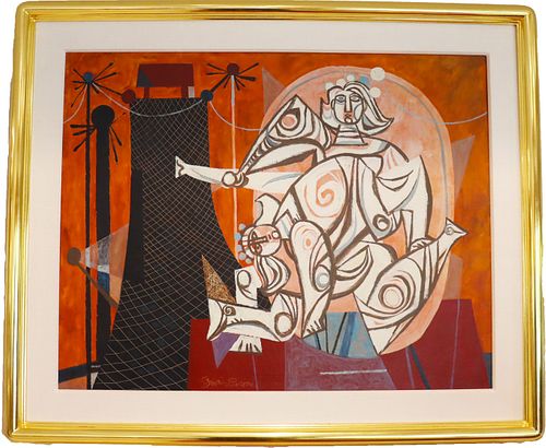 Byron (George Byron) Browne (1907-1961) O/C