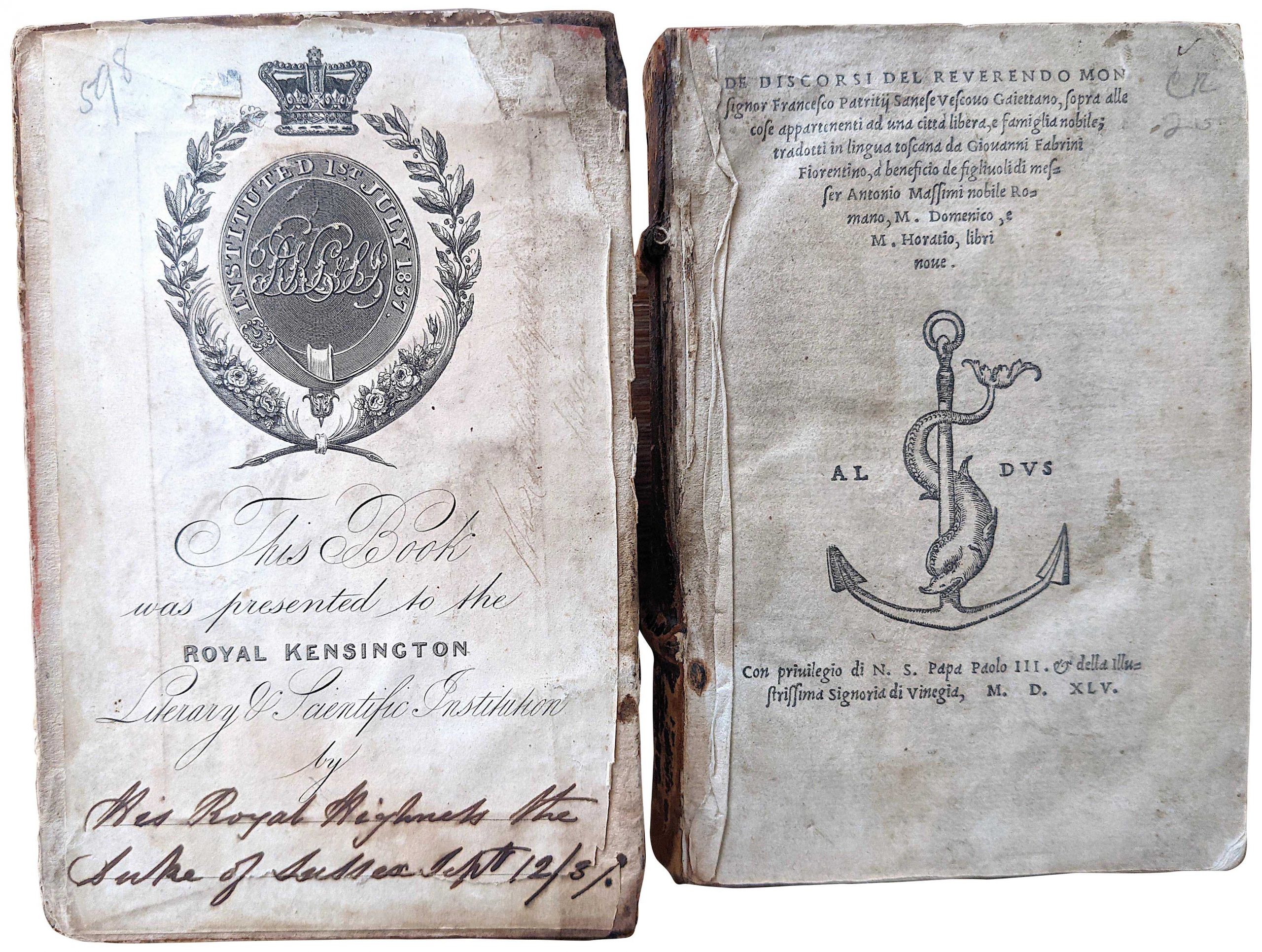 Very Rare Book Earliest Humanism Works, 1545