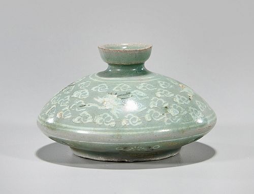 Korean Celadon Glazed Cosmetic Bottle