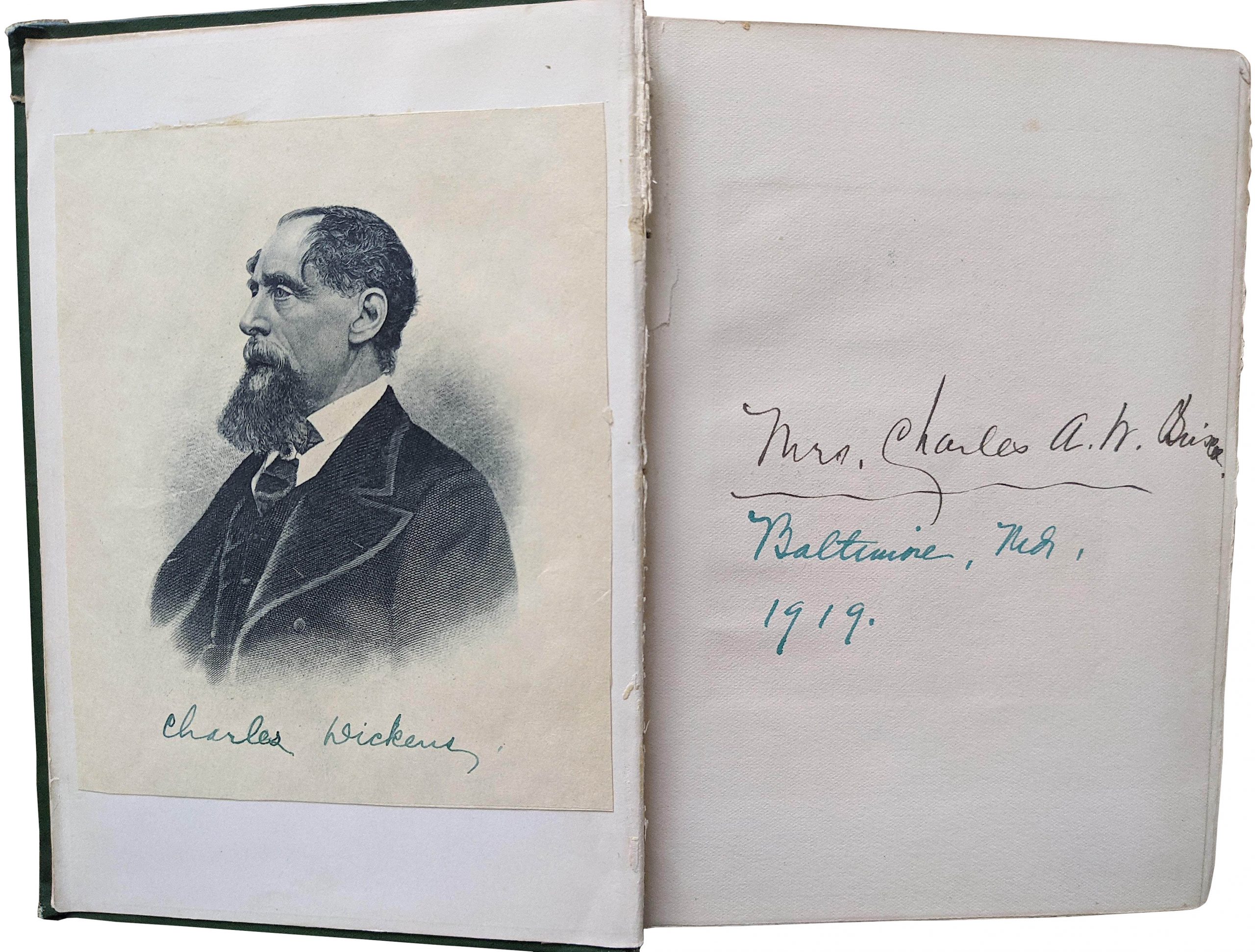 Book Early Edition Charles Dickens Signed