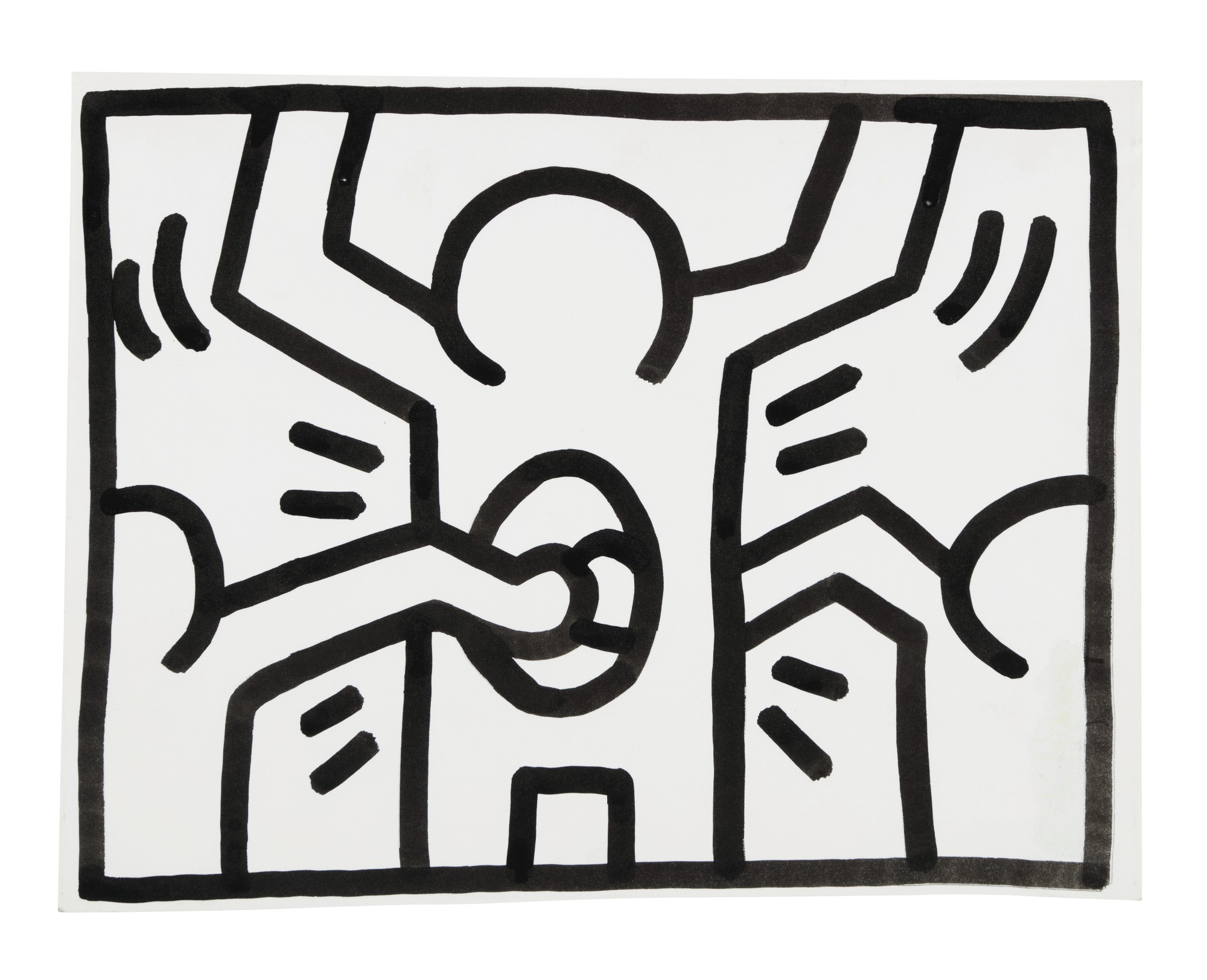 Keith Haring Untitled (Pop Shop Drawing)