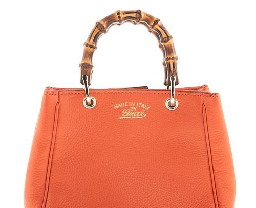 A Gucci Mini Bamboo Shopper
